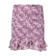 Milendi Geplooide Rok Isabel Marant , Purple , Dames