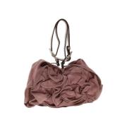 Pre-owned Suede shoulder-bags Yves Saint Laurent Vintage , Pink , Dame...