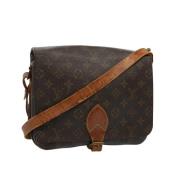 Pre-owned Canvas louis-vuitton-bags Louis Vuitton Vintage , Brown , Da...