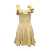 Pre-owned Fabric dresses Alexander McQueen Pre-owned , Yellow , Dames