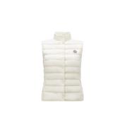 Stijlvolle Winter Vest Collectie Moncler , White , Dames