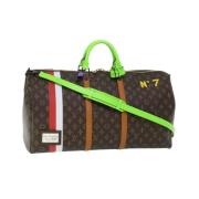 Pre-owned Canvas louis-vuitton-bags Louis Vuitton Vintage , Brown , Da...