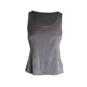 Pre-owned Fabric tops Armani Pre-owned , Gray , Dames