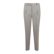 Straight Trousers Brunello Cucinelli , Gray , Heren