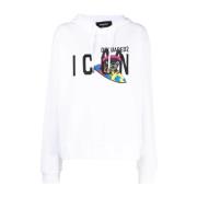 Hoodies Dsquared2 , White , Dames