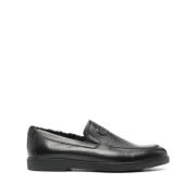 Zwarte Casual Loafers Casadei , Black , Heren