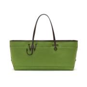 Anchor Stretch Canvas Tote Bag JW Anderson , Green , Dames