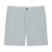 Slim Fit Twee-Tint Twill Shorts Marc O'Polo , Blue , Heren