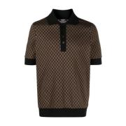 Polo Shirts Balmain , Brown , Heren