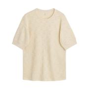 Jacquard Gym Tee in Vanille Sunflower , Beige , Heren