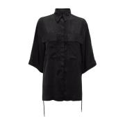 Short Sleeve Shirts JW Anderson , Black , Dames