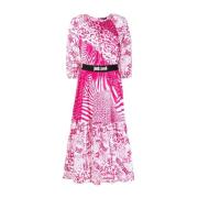 Maxi Dresses Just Cavalli , Pink , Dames