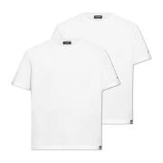 T-shirt tweepak Dsquared2 , White , Heren