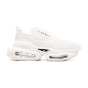 Witte Casual Lage Hak Sneakers Balmain , White , Heren