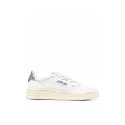 Medalist Lage Sneakers Van Leer Autry , White , Dames