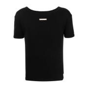 Zwarte Heren T-Shirt Maison Margiela , Black , Heren