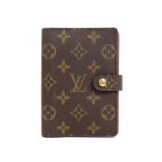 Pre-owned Canvas wallets Louis Vuitton Vintage , Brown , Dames