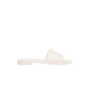 Sandals Moncler , White , Dames