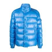 Coats Moncler , Blue , Heren