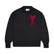 Sweatshirts Ami Paris , Black , Dames