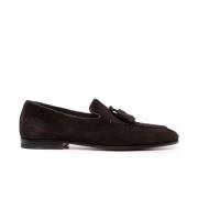 Leren Loafers Santoni , Brown , Heren