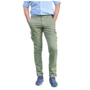 Extra Slim Cargo Broek Mason's , Green , Heren