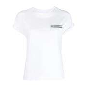 T-Shirts Eleventy , White , Dames