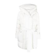 Down Jackets Moorer , White , Dames