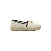 Pre-owned Leather espadrilles Gucci Vintage , White , Dames