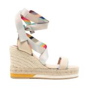 Witte platte schoenen met gesp Paul Smith , Multicolor , Dames