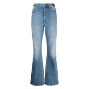 Blauwe Flare Jeans Paco Rabanne , Blue , Dames