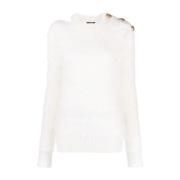 Hoodies Balmain , Beige , Dames