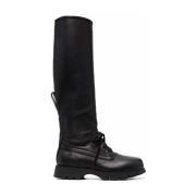 High Boots Jil Sander , Black , Dames