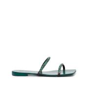 Flat Sandals Giuseppe Zanotti , Green , Dames