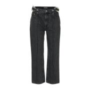 Straight Jeans JW Anderson , Black , Dames
