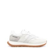 Witte Polyester Casual Sneakers voor Mannen Dsquared2 , White , Heren