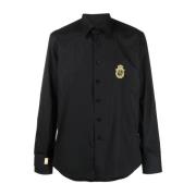 Zwart Casual Overhemd met Lange Mouwen Billionaire , Black , Heren