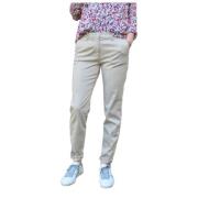 Rechte Chino Broek Mason's , Beige , Dames