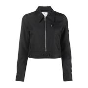 Leather Jackets Courrèges , Black , Dames