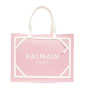 Medium shopper tas Balmain , Pink , Dames