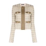 Blazers Balmain , Beige , Dames