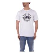 T-Shirts Barbour , White , Heren