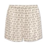 Denim shorts Burberry , Beige , Dames