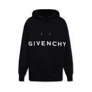 4G Embroidered Hoodie Givenchy , Black , Heren