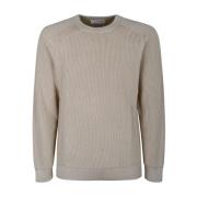 Round-neck Knitwear Selected Homme , Gray , Heren