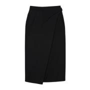 Midi Skirts Wardrobe.nyc , Black , Dames