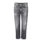 Straight Jeans R13 , Gray , Dames