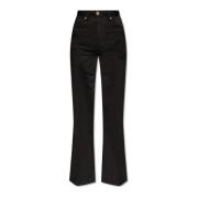 Flared jeans Ami Paris , Black , Dames
