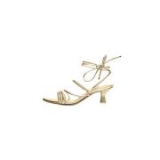 Dafne Shine Leren Sandalen 3Juin , Yellow , Dames