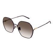 Blue/Brown Shaded Sunglasses Chloé , Brown , Dames